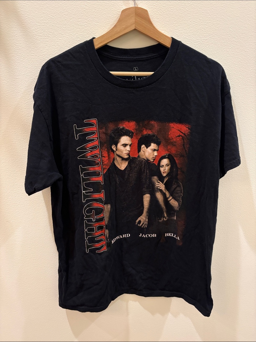 Black Twilight Graphic Tee - Classic Crew Neck